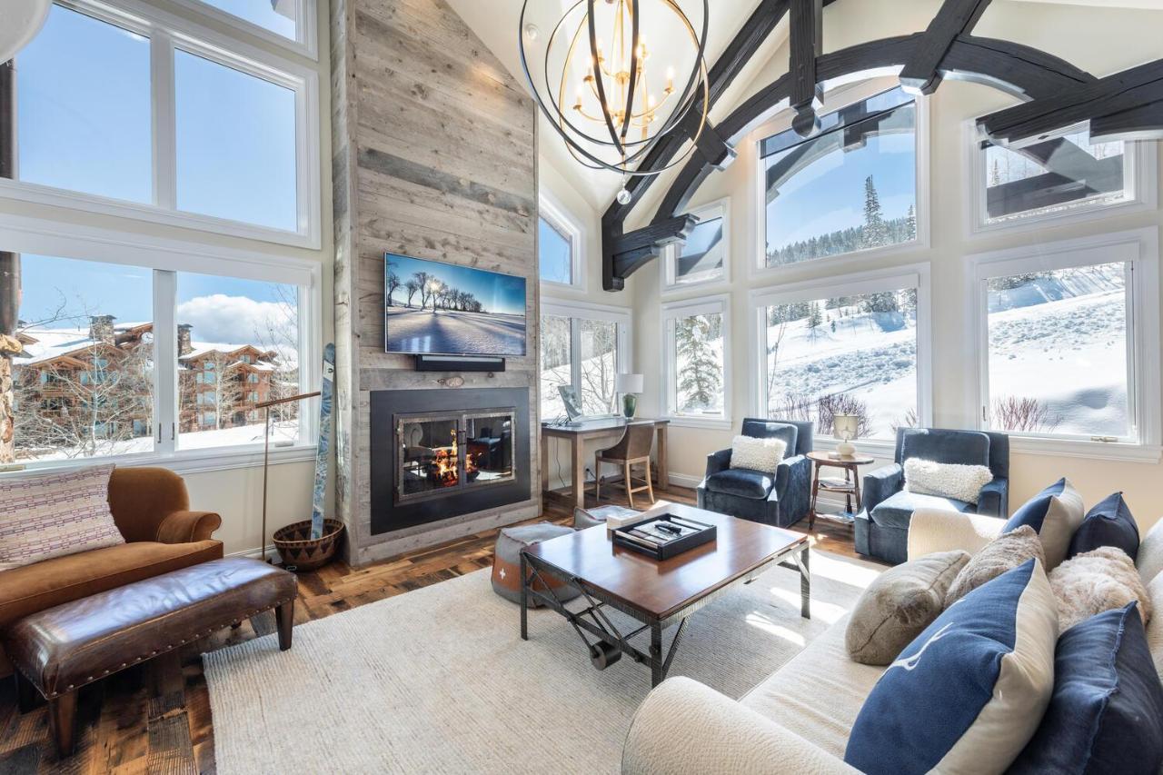 Deer Valley Luxury Home, Outdoor Seating, Hot Tub بارك سيتي المظهر الخارجي الصورة